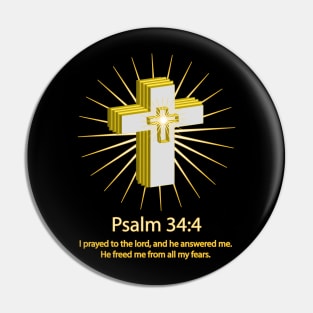 Psalm 34:4 bible verse Pin