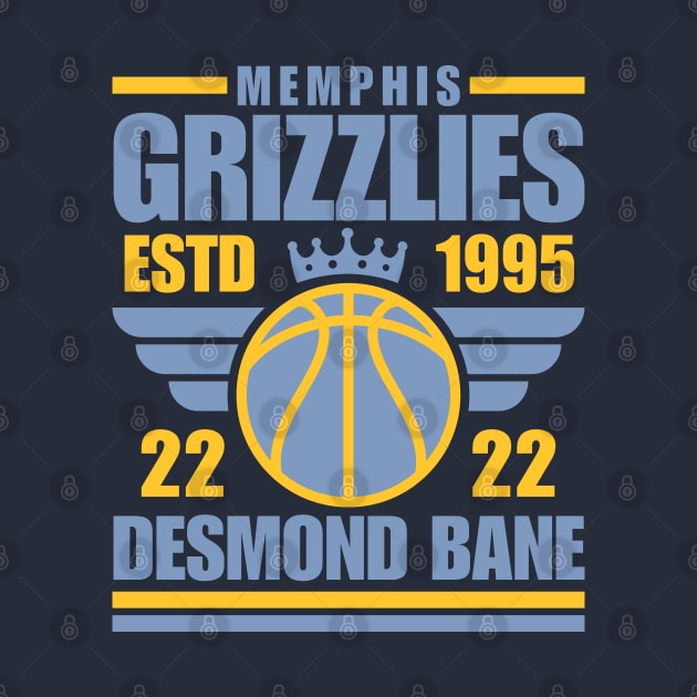 Memphis Grizzlies Bane 22 Basketball Retro by ArsenBills