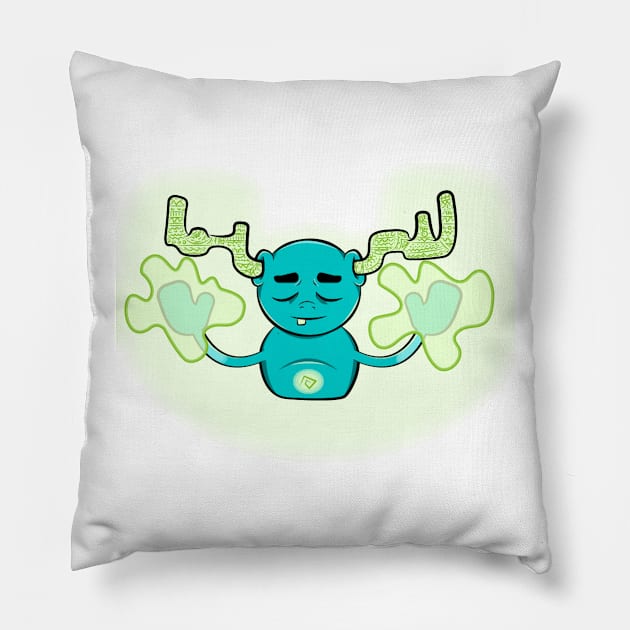 Get your Zen on Pillow by D1rtysArt