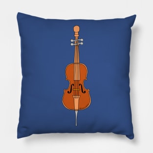 Brown Cello Pillow