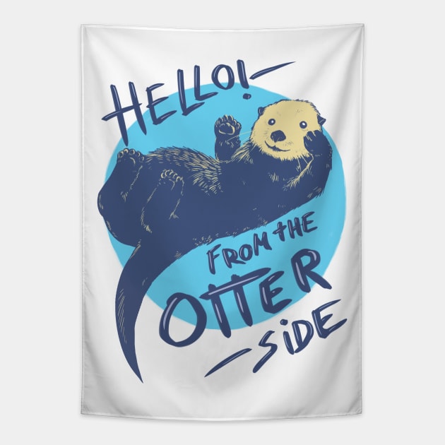 Otter side! Tapestry by PaprikaMoony91