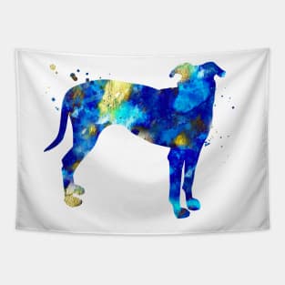 Blue Lacy Dog Dog Watercolor Painting Tapestry