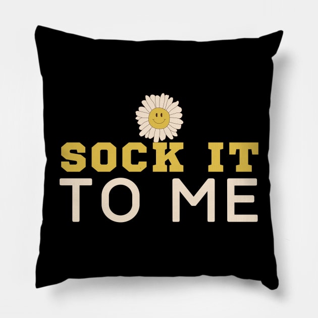 Sock It To Me Pillow by HobbyAndArt