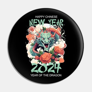 Chinese new year 2024, year of the dragon Pin