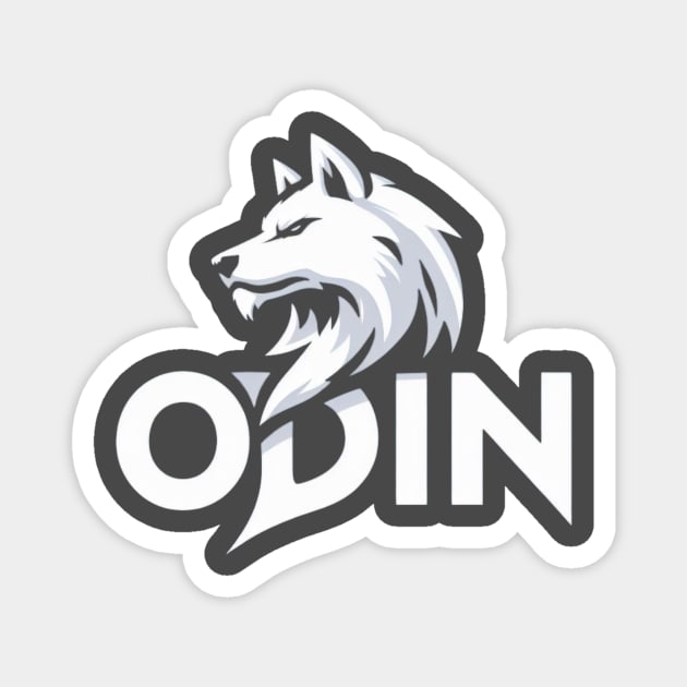 Odin The White Swiss Shepherd Magnet by Odin - The White Swiss Shepherd 