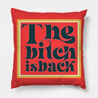 is back Pillow