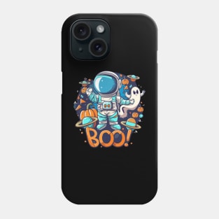 Funny Halloween Boo Ghost Pumpkin Astronaut Lovers Phone Case