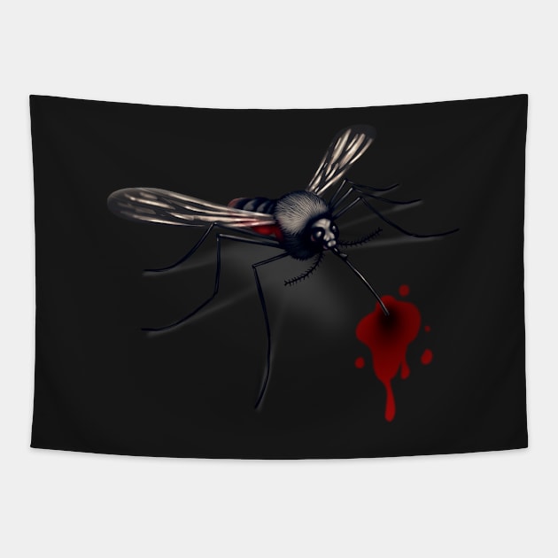 Mosquito Bite Tapestry by lightidea