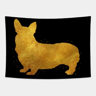 Pembroke Welsh Corgi golden art Tapestry