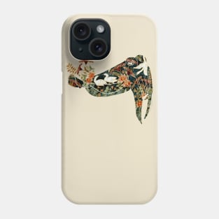 Floral Porcelain Cuttlefish Watercolor Phone Case