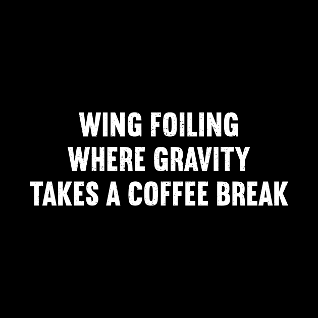 Wing Foiling Where Gravity Takes a Coffee Break by trendynoize