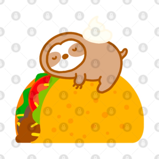 Easily Distracted By Tacos Sloth by theslothinme