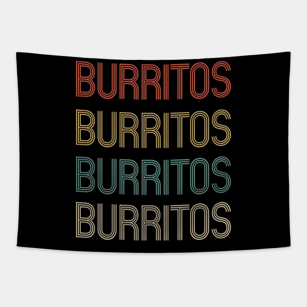 Cinco De Mayo TexMex Mexican Food Burritos Tapestry by familycuteycom