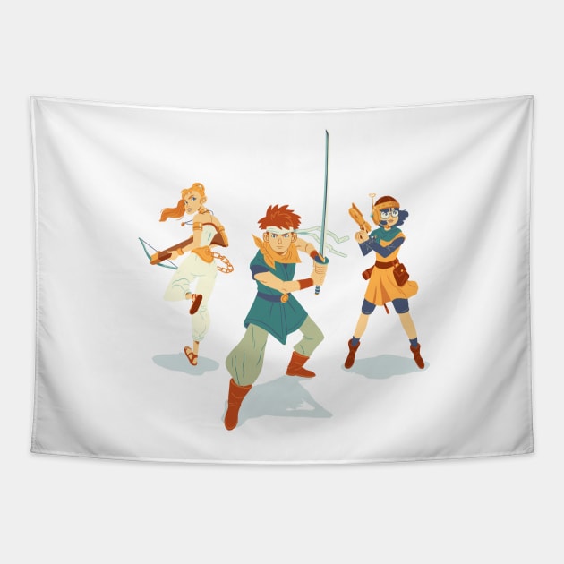 Chrono Trigger Tapestry by JByrne