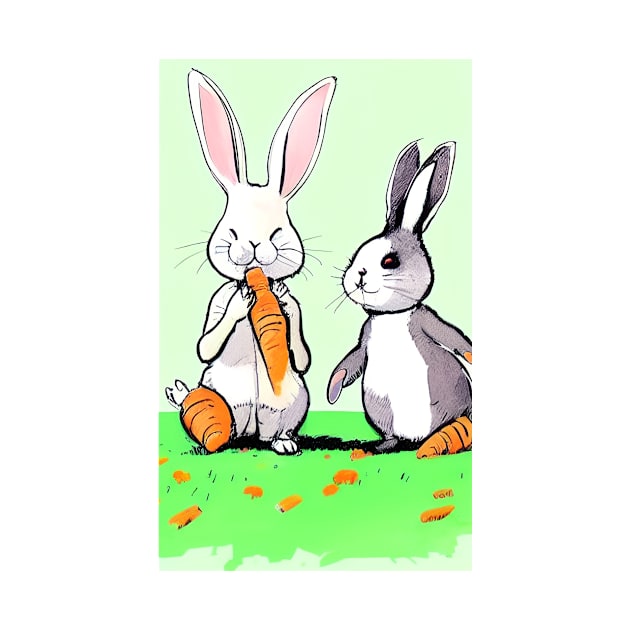 Cute rabbits by Gaspar Avila