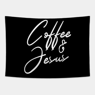 Coffee and Jesus Tapestry