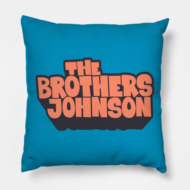 Get Da Funk Out Ma Face - The Johnson Brothers Pillow by Boogosh