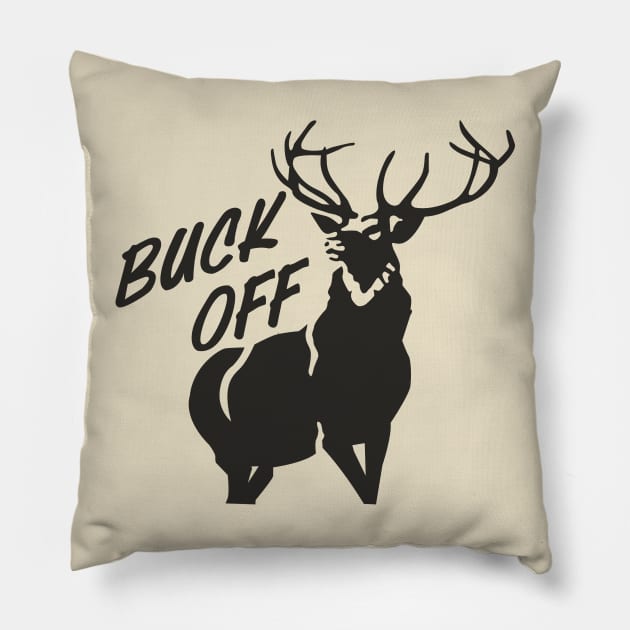 Buck off Pillow by Carlosj1313