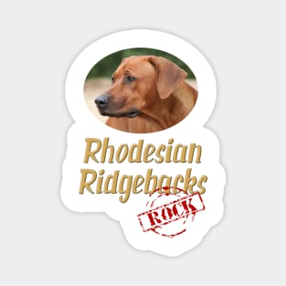 Rhodesian Ridgebacks Rock! Magnet