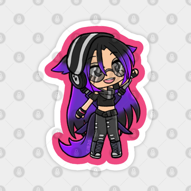 Purple Alpha Gacha Girl Gacha Magnet Teepublic