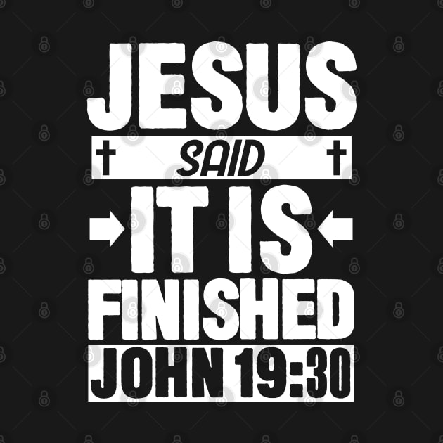 John 19:30 It is finished by Plushism