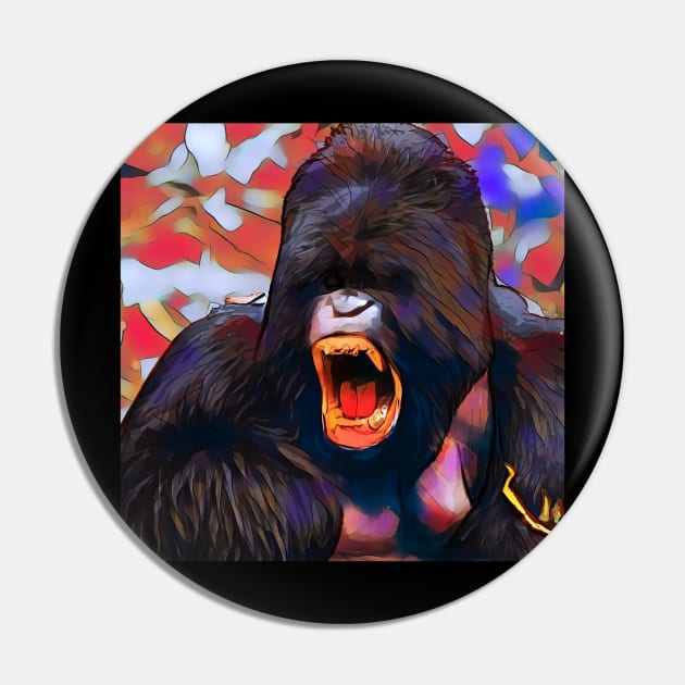 king kong tshirt Pin by jiva art