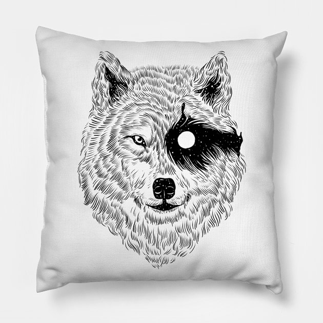 I Dream in Solitude Pillow by normanduenas