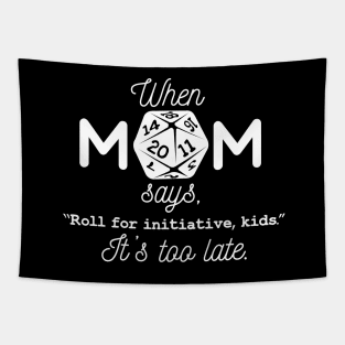 Gamer Mom - d20 - Roll Initiative Tapestry