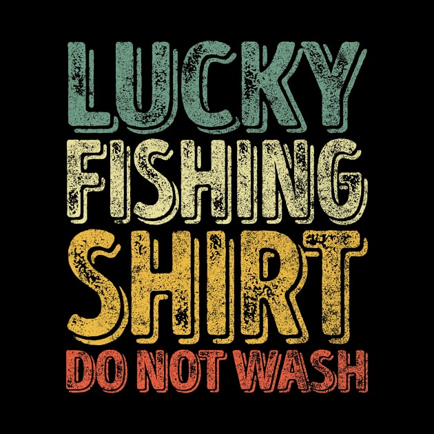 Lucky Fishing Do Not Wash Fisherman Christmas by kasperek