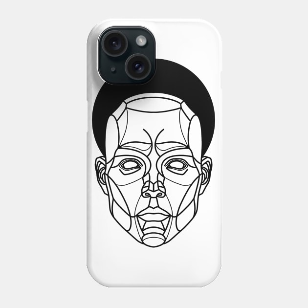 Face Phone Case by Sadhakaya