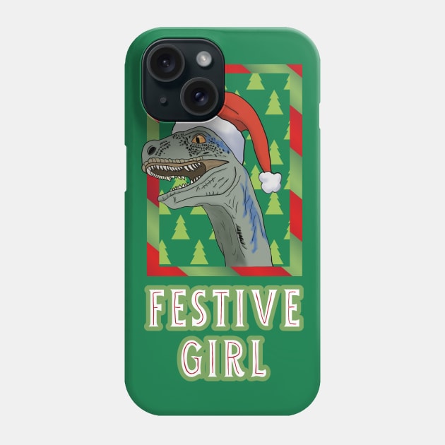 Festive Girl Phone Case by Smagnaferous