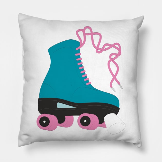 Roller Skates Pillow by ilhnklv