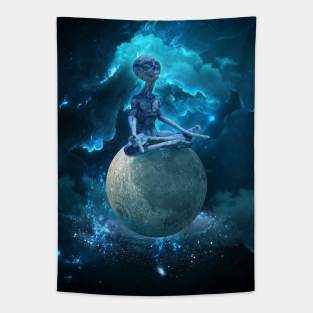 Blue Space Tapestry