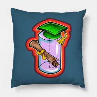 Cylinder graduate Pillow