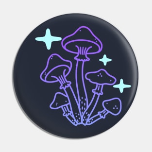 Mushrooms and sparkles Pin