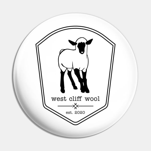 West Cliff Wool Pin by CloudWalkerDesigns