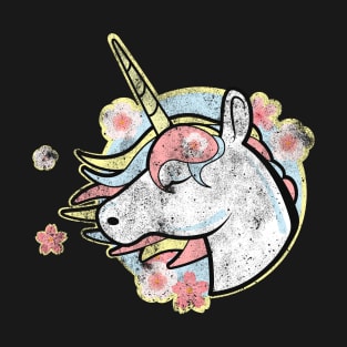 Vintage Kawaii Wind Blown Unicorn T-Shirt