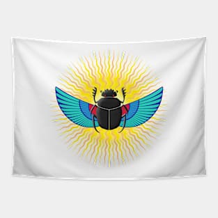 Winged Scarab Tapestry