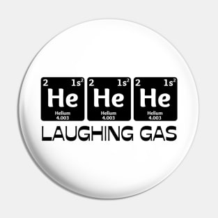 Laughing Gas, Funny Chemistry Periodic Table Teacher Student Pin