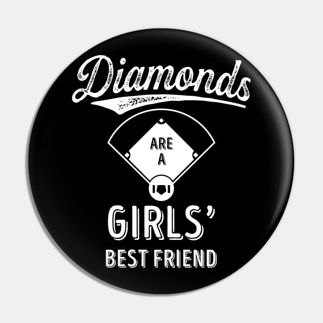 'Diamonds Are A Girls Best Friend' Awesome Sport Pin by ourwackyhome