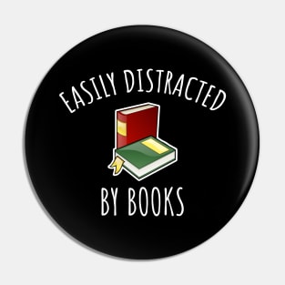 Easily distracted by books Pin