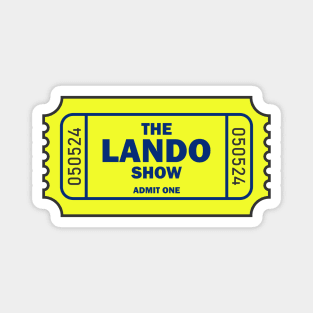 Ticket To The Lando Show F1 Design Magnet