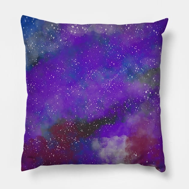 galactic (2) Pillow by AlienClownThings