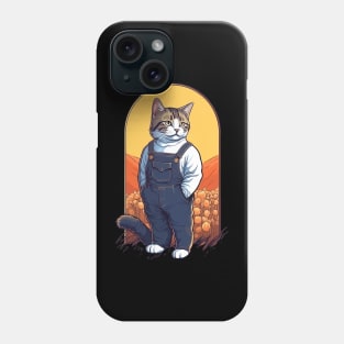 Funny Cat Farmer Meme Cowgirl Cowboy Country Phone Case