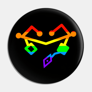 Rainbow Pride Heart Pin