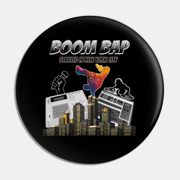 BOOM BAP Pin by CATEGORY 5 DESIGNS