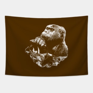 Gorilla portrait Tapestry