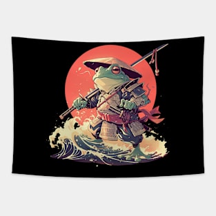 samurai frog Tapestry