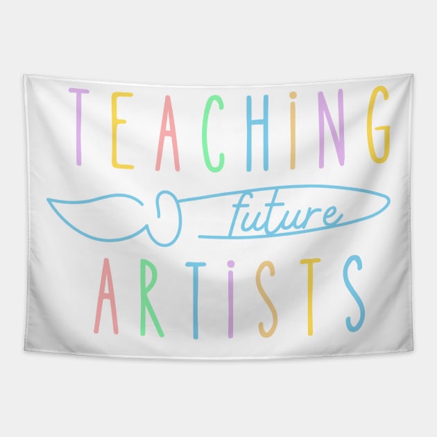 Teaching Future Artists Tapestry by JustStewin'Art