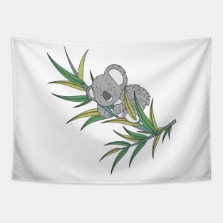 koala sleeping Tapestry